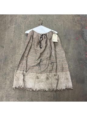 Vintage Film Costume 50s Does Victorian Western Style Skirt Distressed